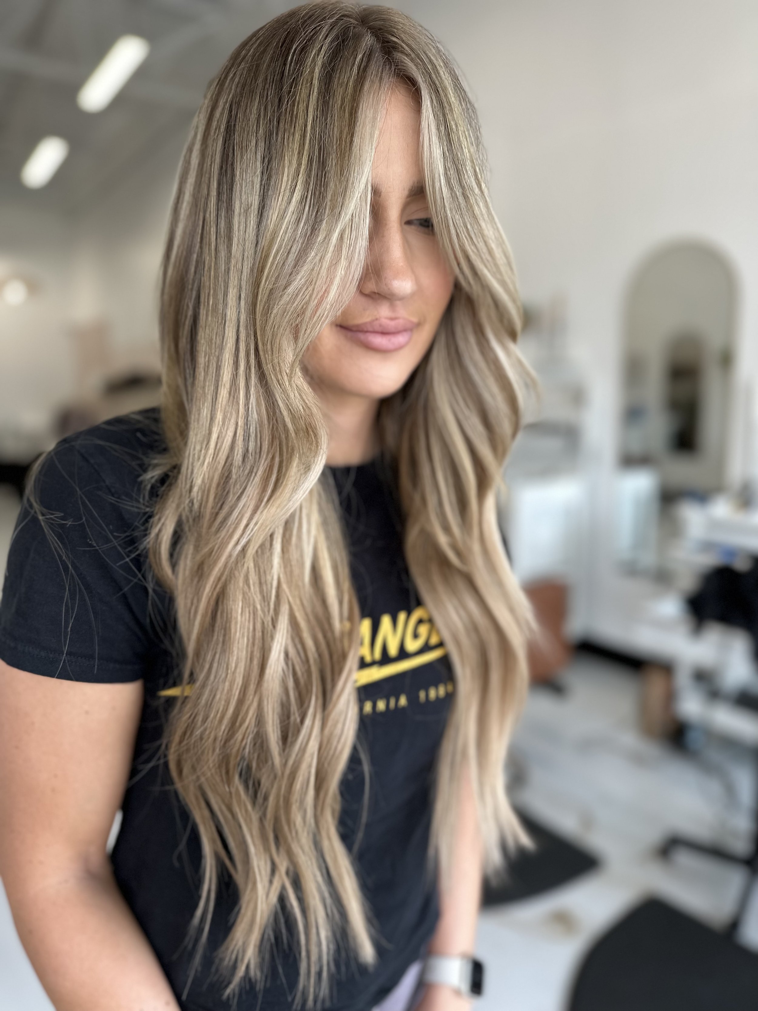 24" hand tied hair extensions