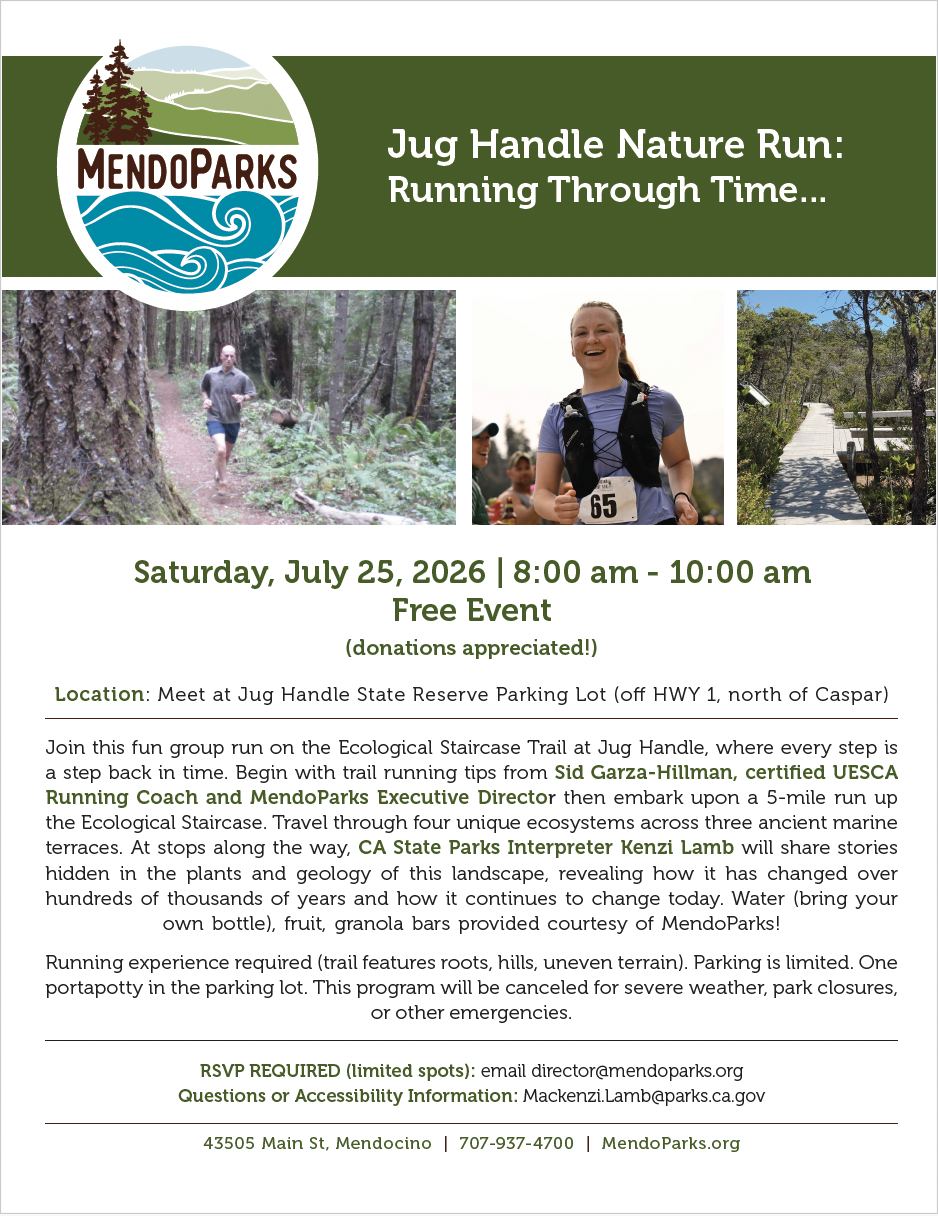 Jug Handle Nature Run Flyer