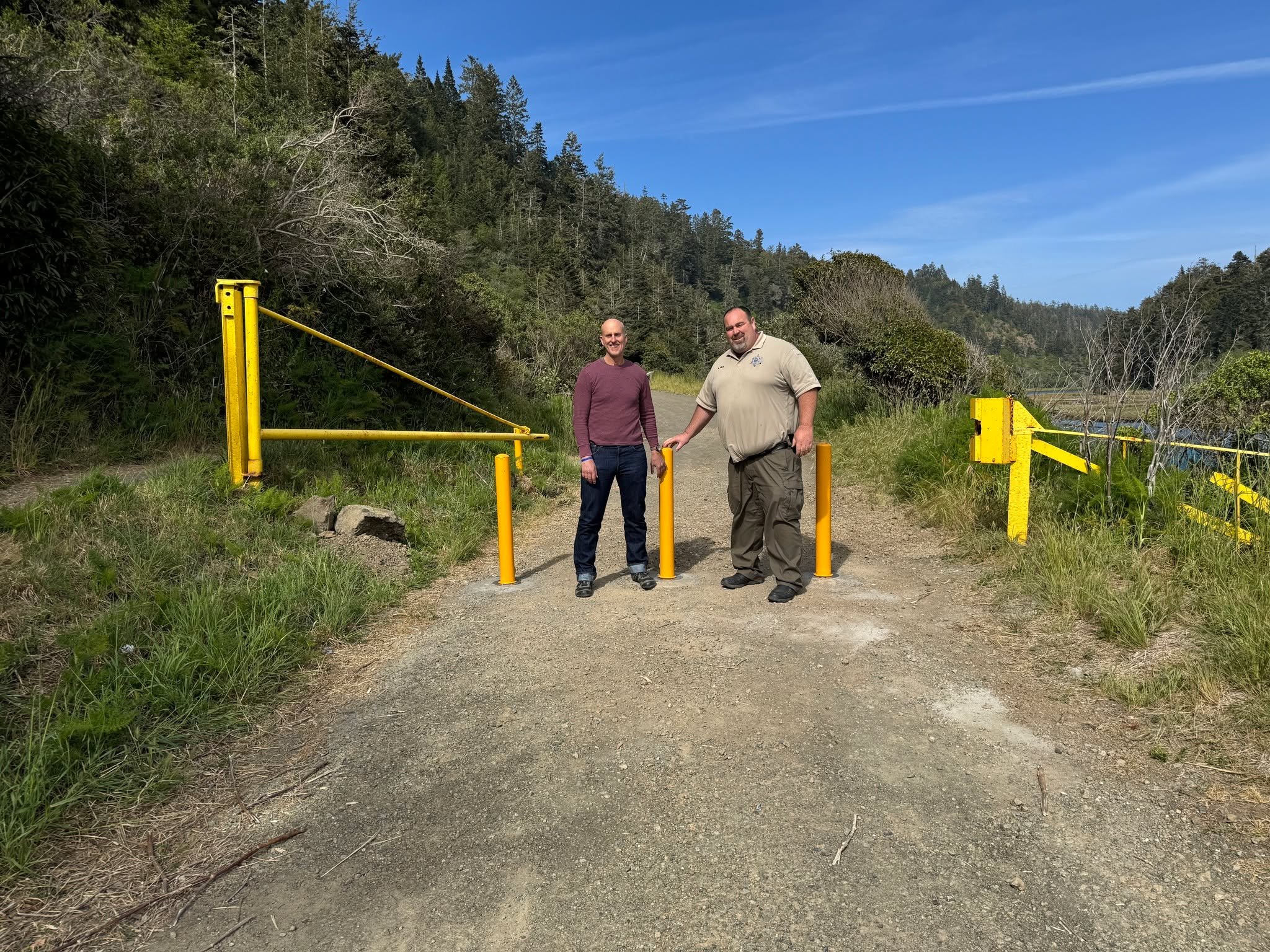 We just opened the Big River Haul road entrance to accommodate wheelchairs, walkers, and other mobility devices. Check out this article.. https://www.mendocinobeacon.com/2025/05/29/big-river-haul-road-now-accessible-to-wheelchairs-and-walkers/