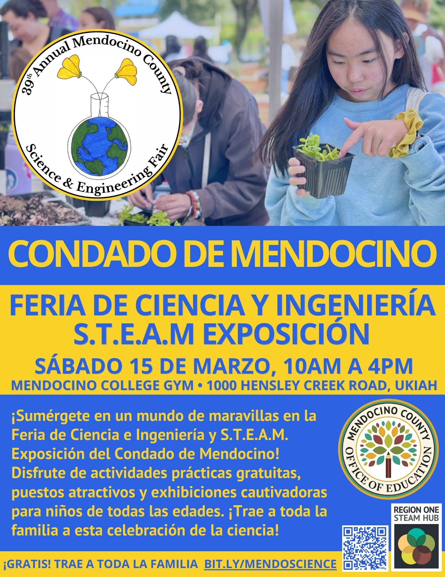 California State Parks is proud to support students at the 39th Annual Mendocino County Science and Engineering Fair &amp; STEAM Expo! We will have information on the 4th Grade Adventure Pass, the Library Parks Pass (https://www.parks.ca.gov/?page_id