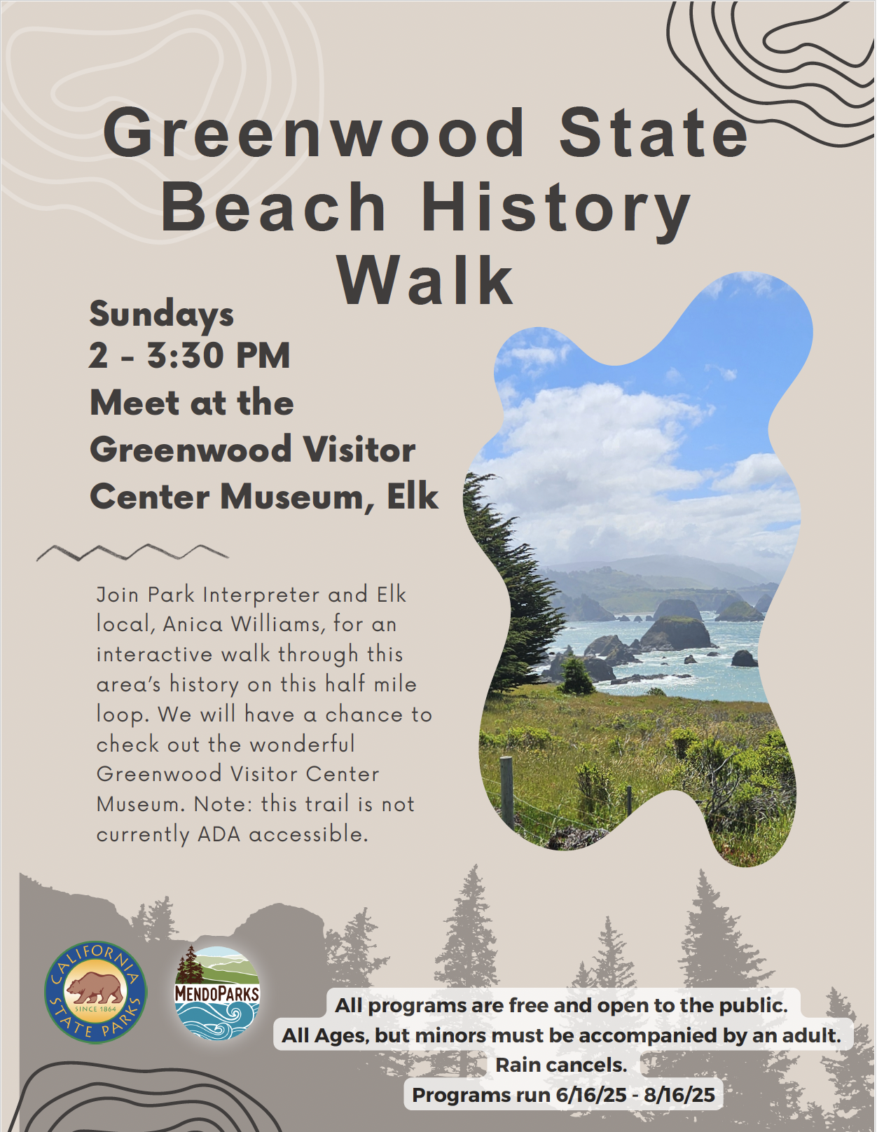 Greenwood State Beach History Walk