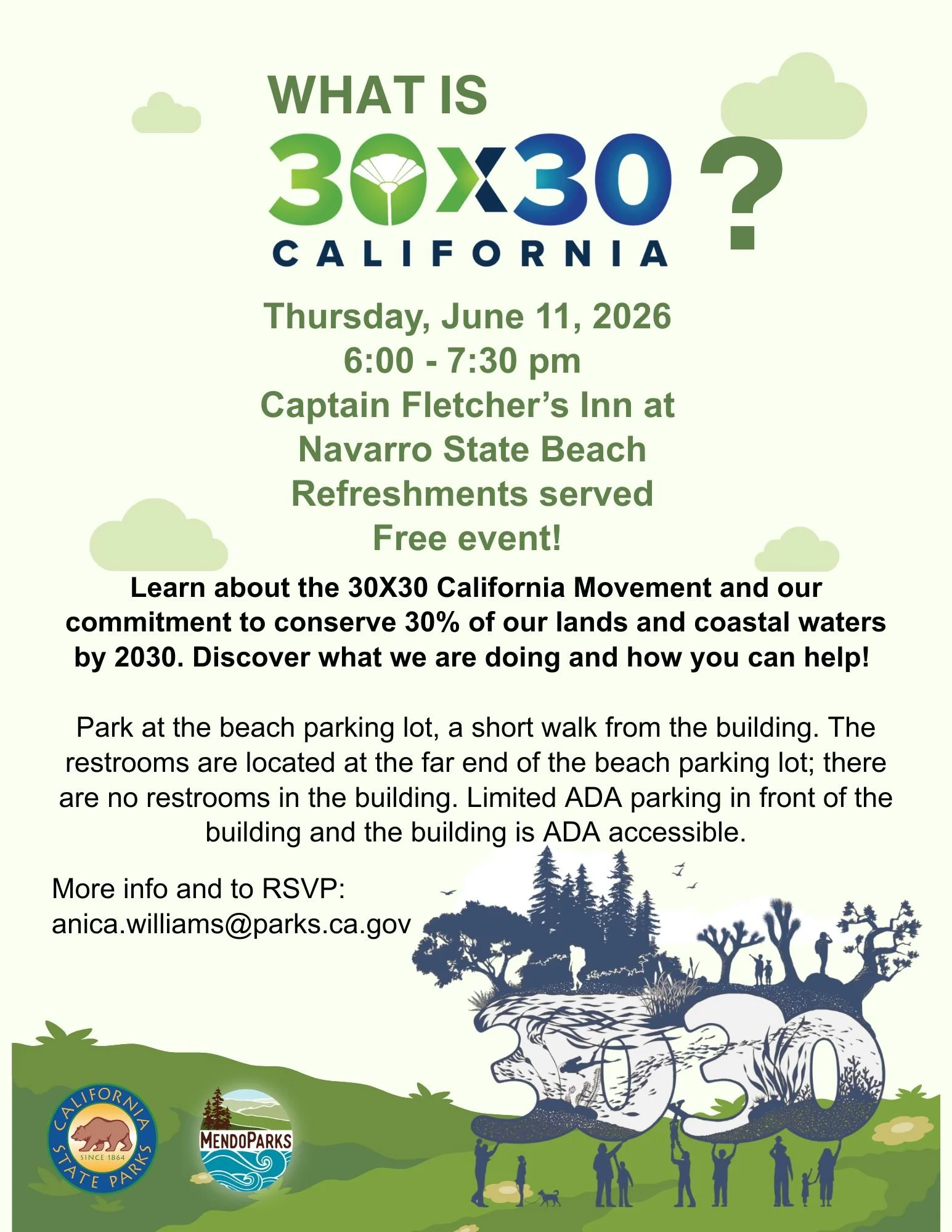30X30 event flyer