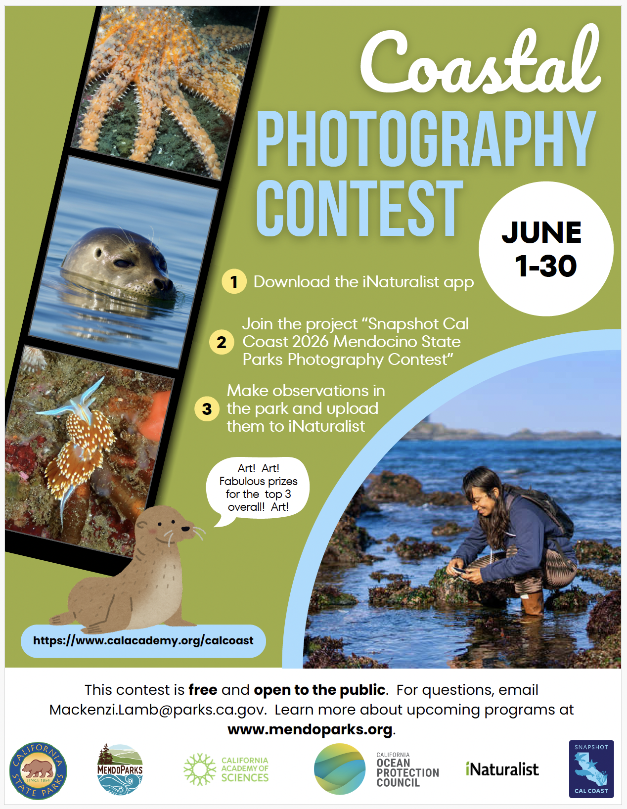 Snapshot California Photography Contest flyer