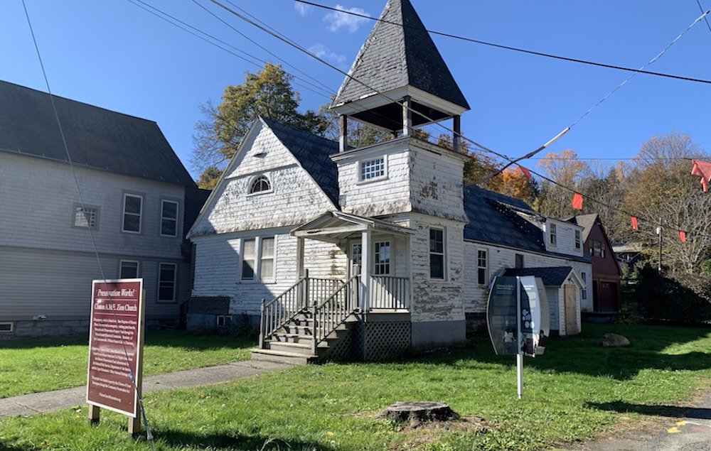 2021 Clinton A.M.E. Ziom Church under restoration photo courtesy of Clinton Church Restoration copy.jpg