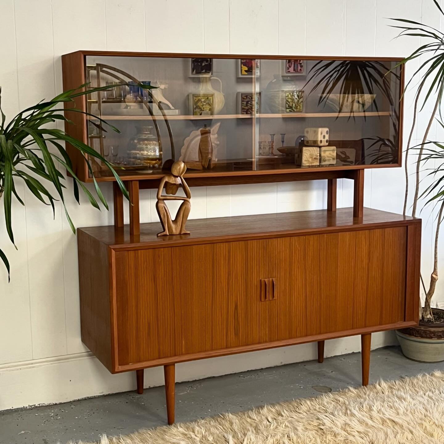 Stunning 2 Piece Danish Credenza With Removable Hutch Top 

$1850 + tax

60&rdquo; W 19&rdquo; D 61&rdquo; H 

Excellent Vintage Condition 

*dm or purchase directly online*