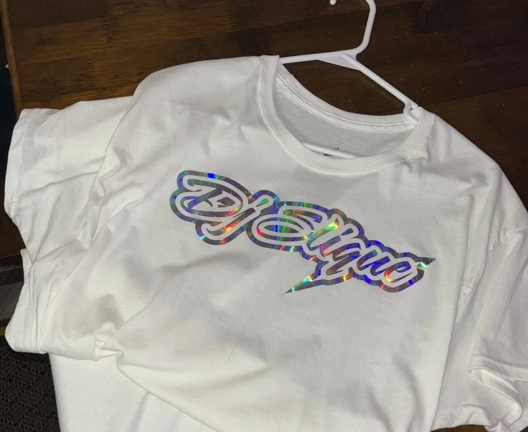 Dj Slique Holographic Logo Promo T-Shirt