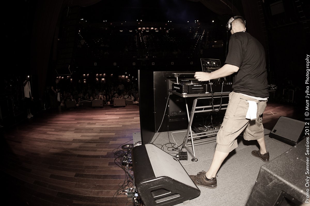 Behind Dj Stand HOB 2012.jpg