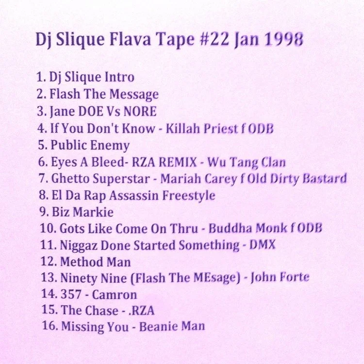 Flava Tape #22 - Dj Slique