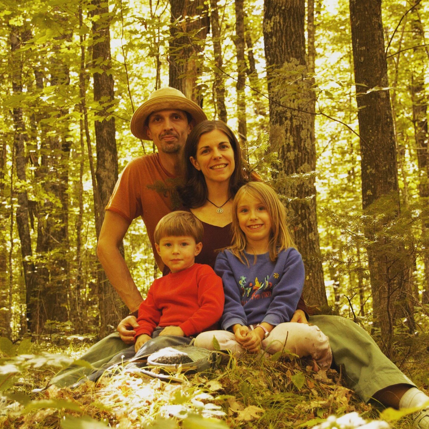 This photo of me with my family was taken 4 years after we moved off the grid and about 2 months before the real accident my husband had with a table saw that inspired the writing of THE NET BENEATH US. 

#thenetbeneathus #offgridliving #offgridlife 