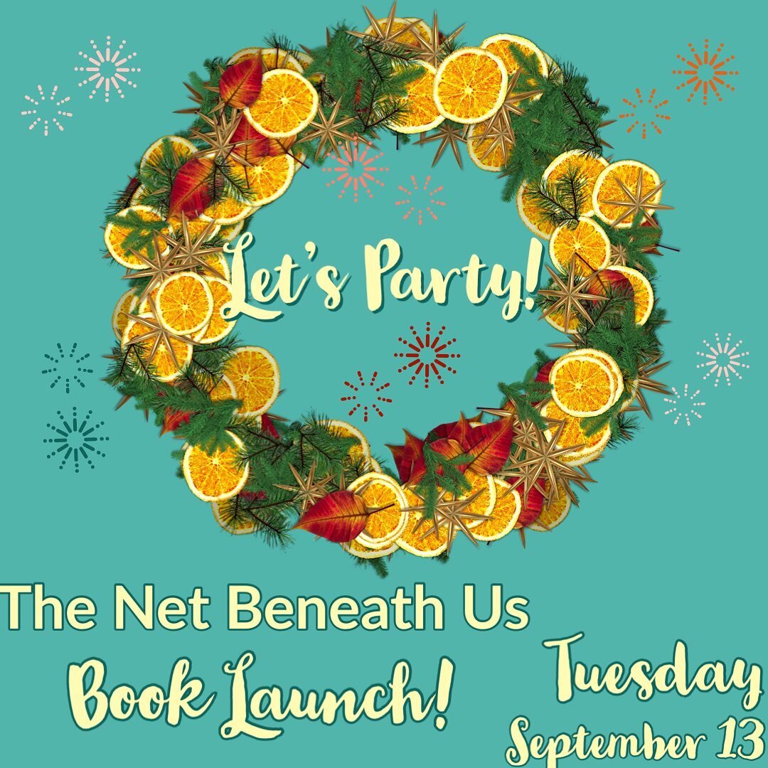 The book arrives in less than a month!! I want to invite you all to join me for a community celebration of the arts to promote the book launch of&nbsp;The Net Beneath Us. This is going to be an event you guys and I could not be more humbled and honor