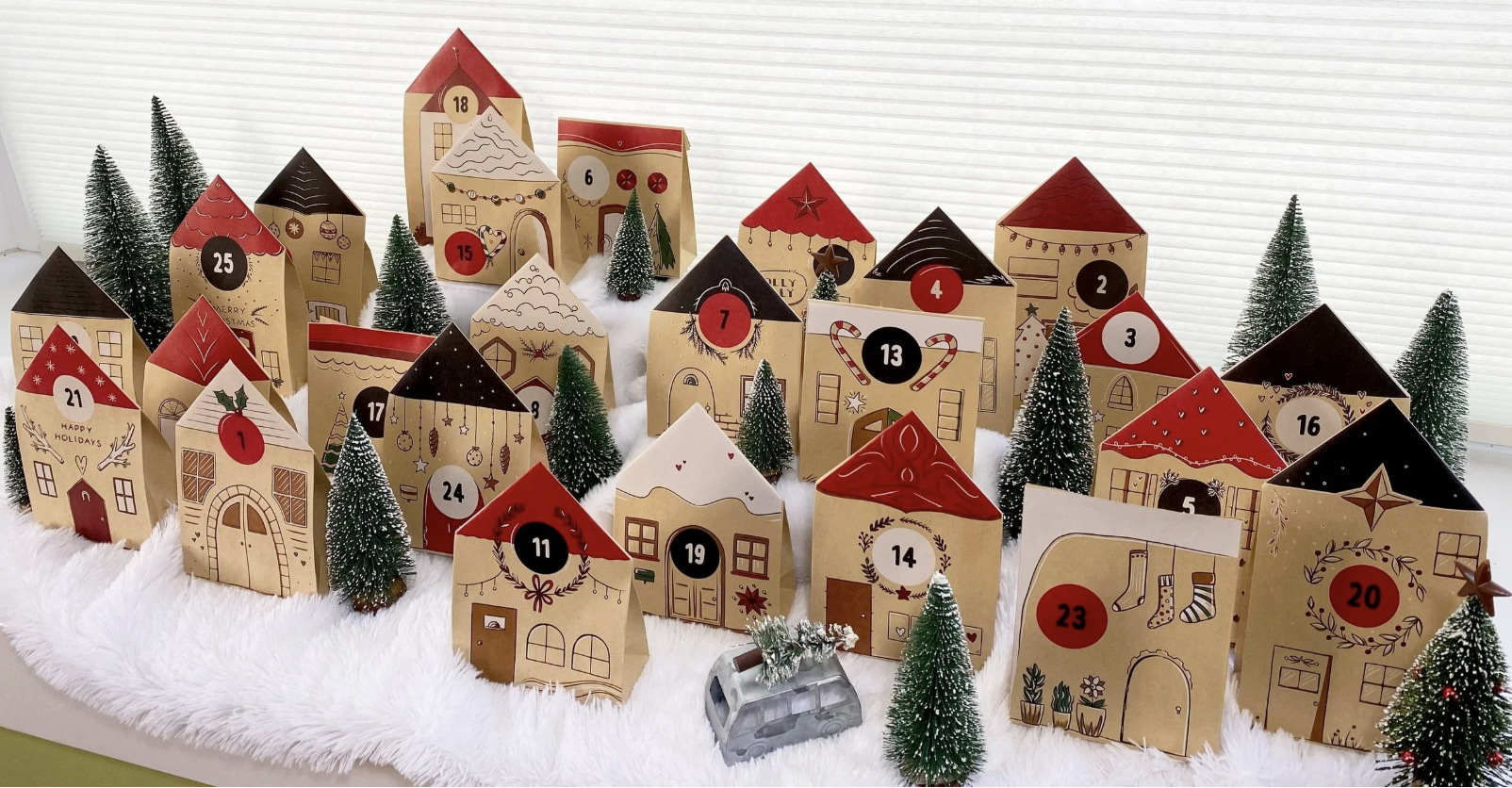 The Christmas village Advent calendar is here!