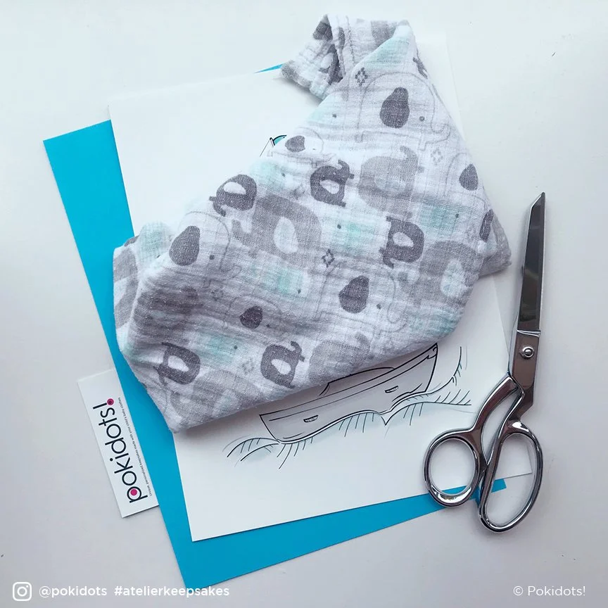 Adam’s baby blanket. — Pokidots