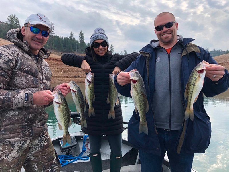 Bass fishing on Shasta Lake with Kirk Portocarrero