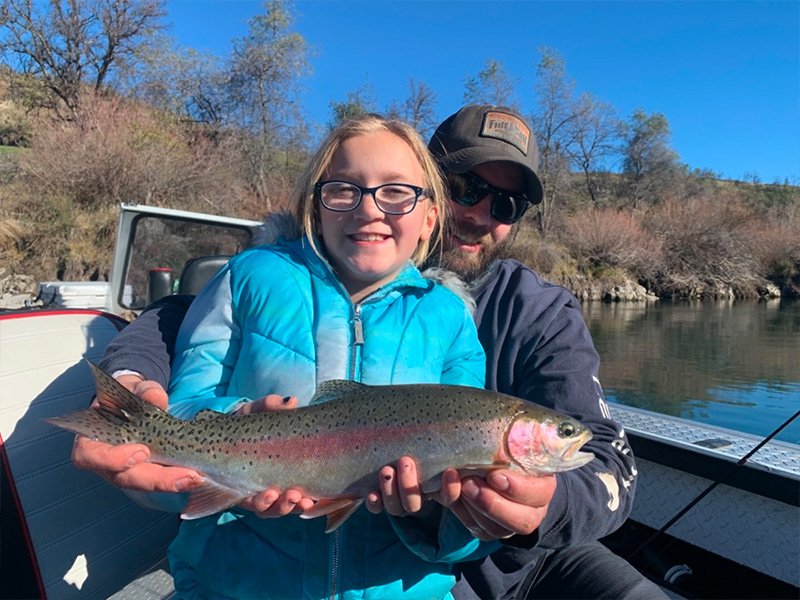 Big Rainbow Trout on the Sacramento River