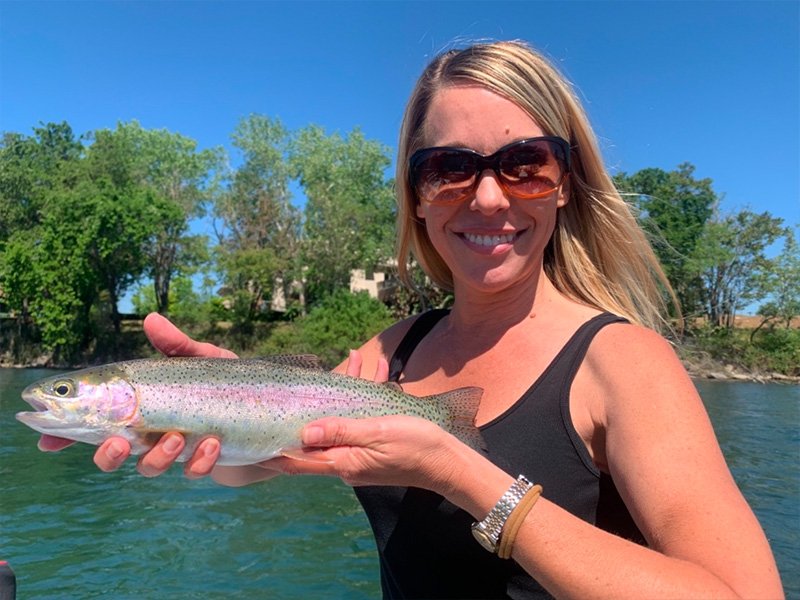 Rainbow Trout on the Sacramento River