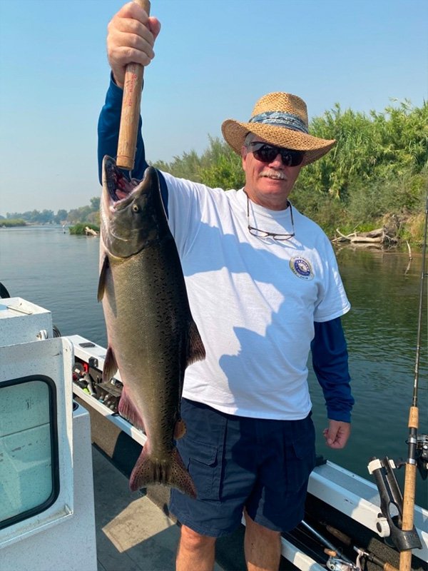 Salmon Fishing on the Sacramento Out of Corning and Red Bluff
