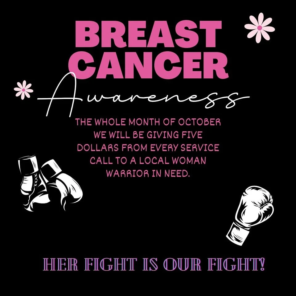 If you are considering service before the cold season anyway, let's book it this month! 
#thinkpink # #thinkpink✌🏼️ #breastcancerawareness #BreastCancerAwarenessMonth #norcalthinkpink2024 #sweepawaycancer #herfightisourfight #chimneysweep #ChimneySe