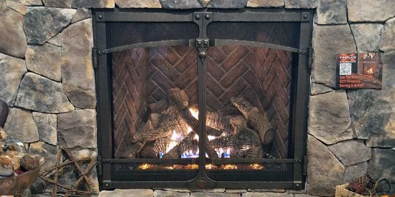 Gas fireplace in Redding, CA home installed by The Fire Place