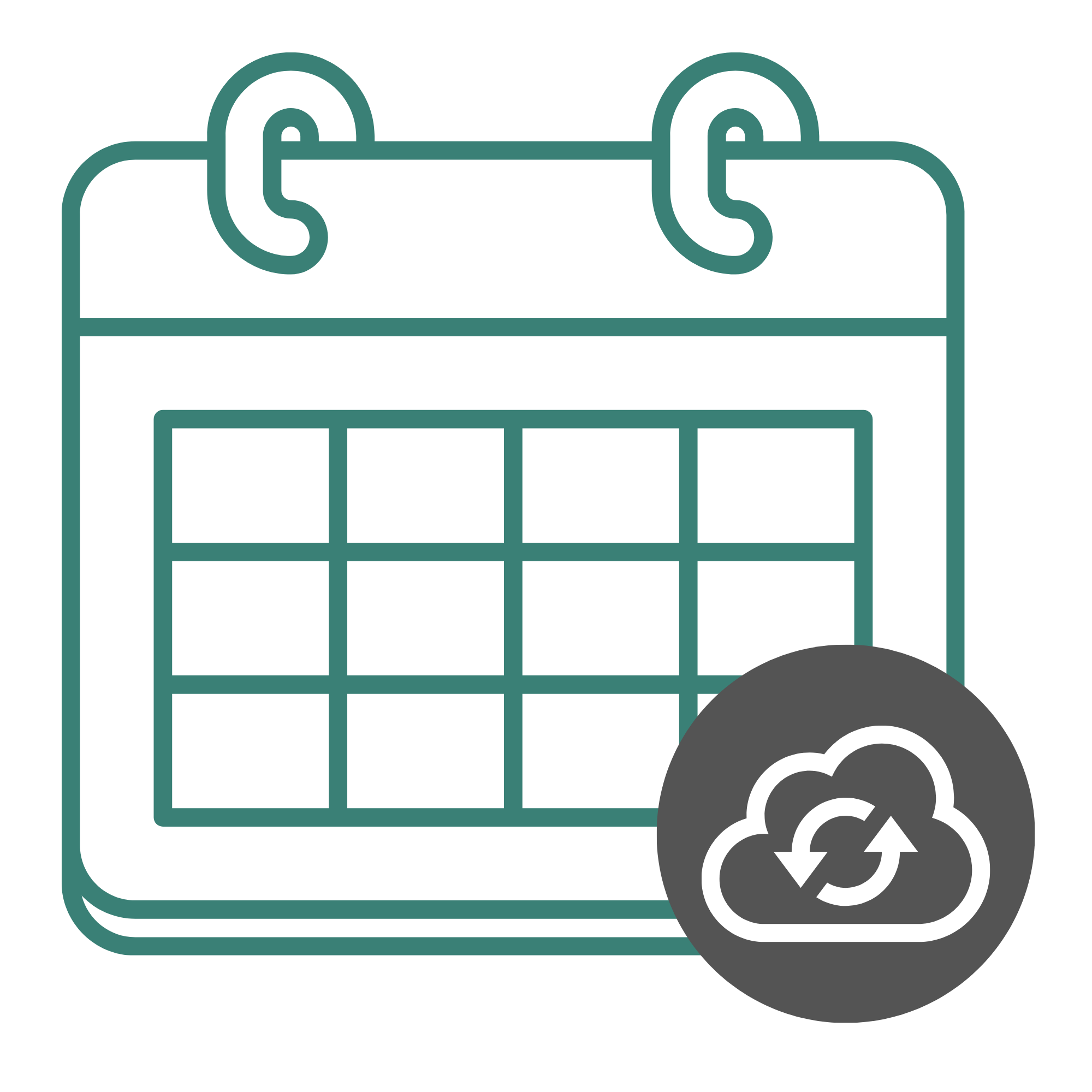 Icon to represent Calendar Schedule for FocusCS Case Note Management Software of Schools