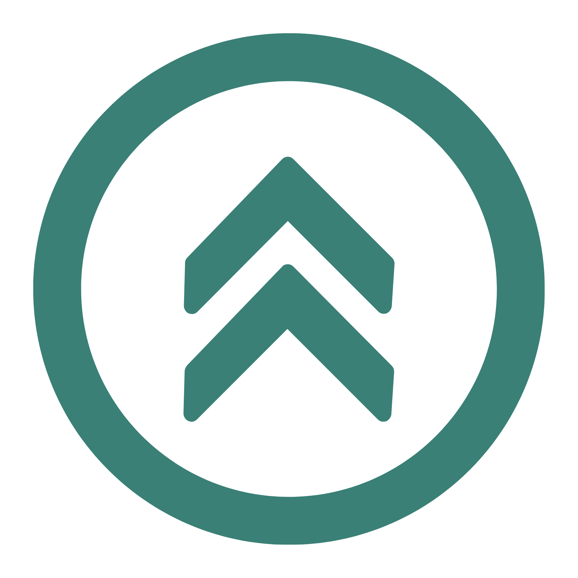 Icon to represent how to return to the top of the web page for FocusCS Case Note Management for Schools