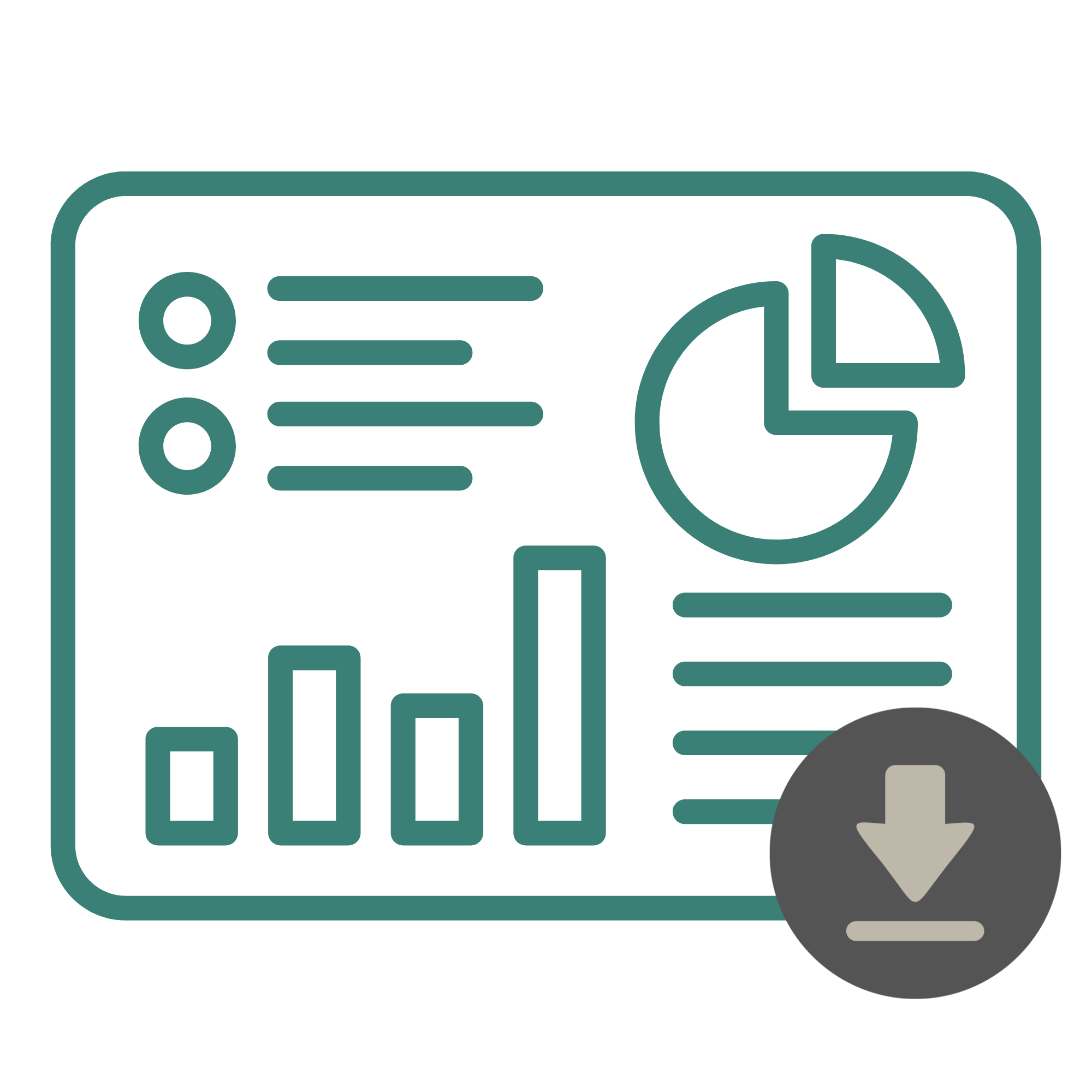 Icon to represent Reporting Dashboard for FocusCS Case Note Management Software of Schools