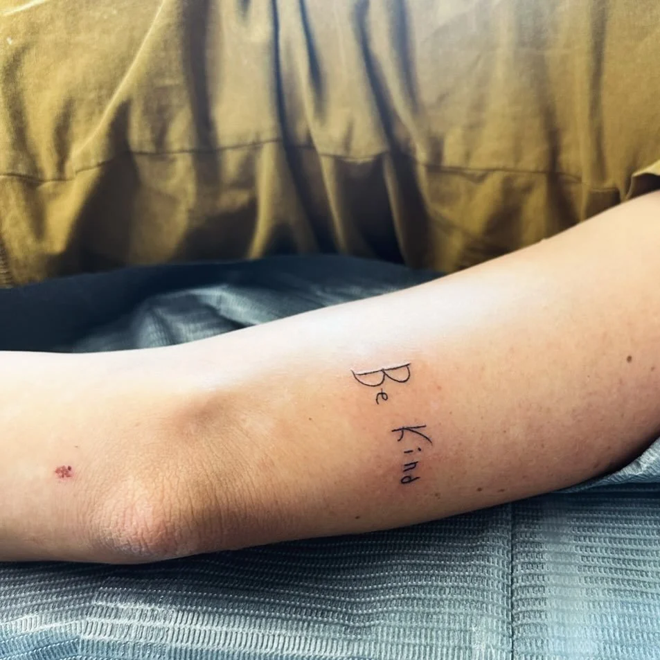 Handwriting tattoo 🫶