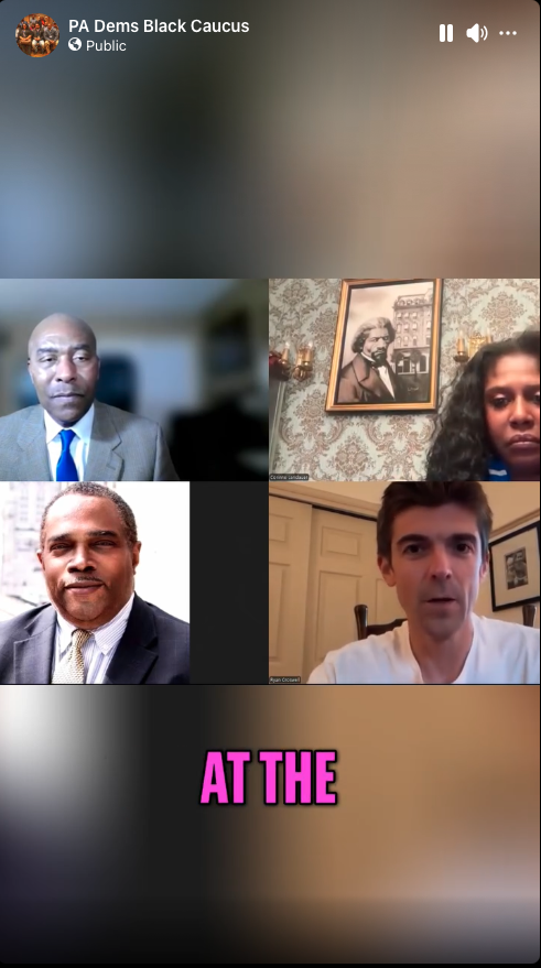 Crosswell, McClure and Obando-Derstine speak at PA Black Caucus forum