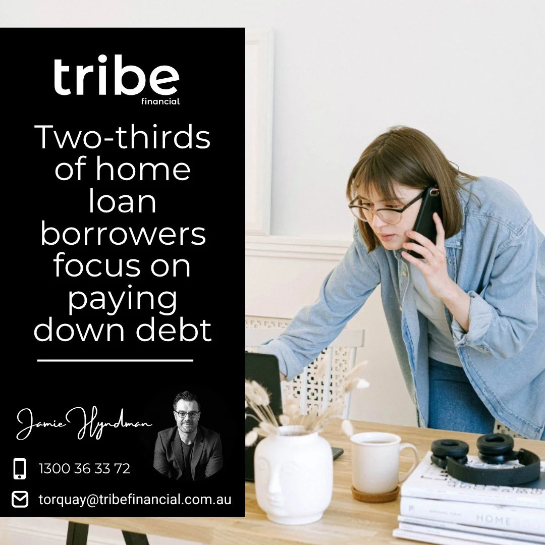 💪 Two-thirds of home loan borrowers focus on paying down debt 💪⁣
⁣
A survey by Agile Market Intelligence shows 65% of home loan borrowers are currently focusing on paying down their mortgage sooner. 🙌⁣
⁣
Even small extra repayments can make a cons