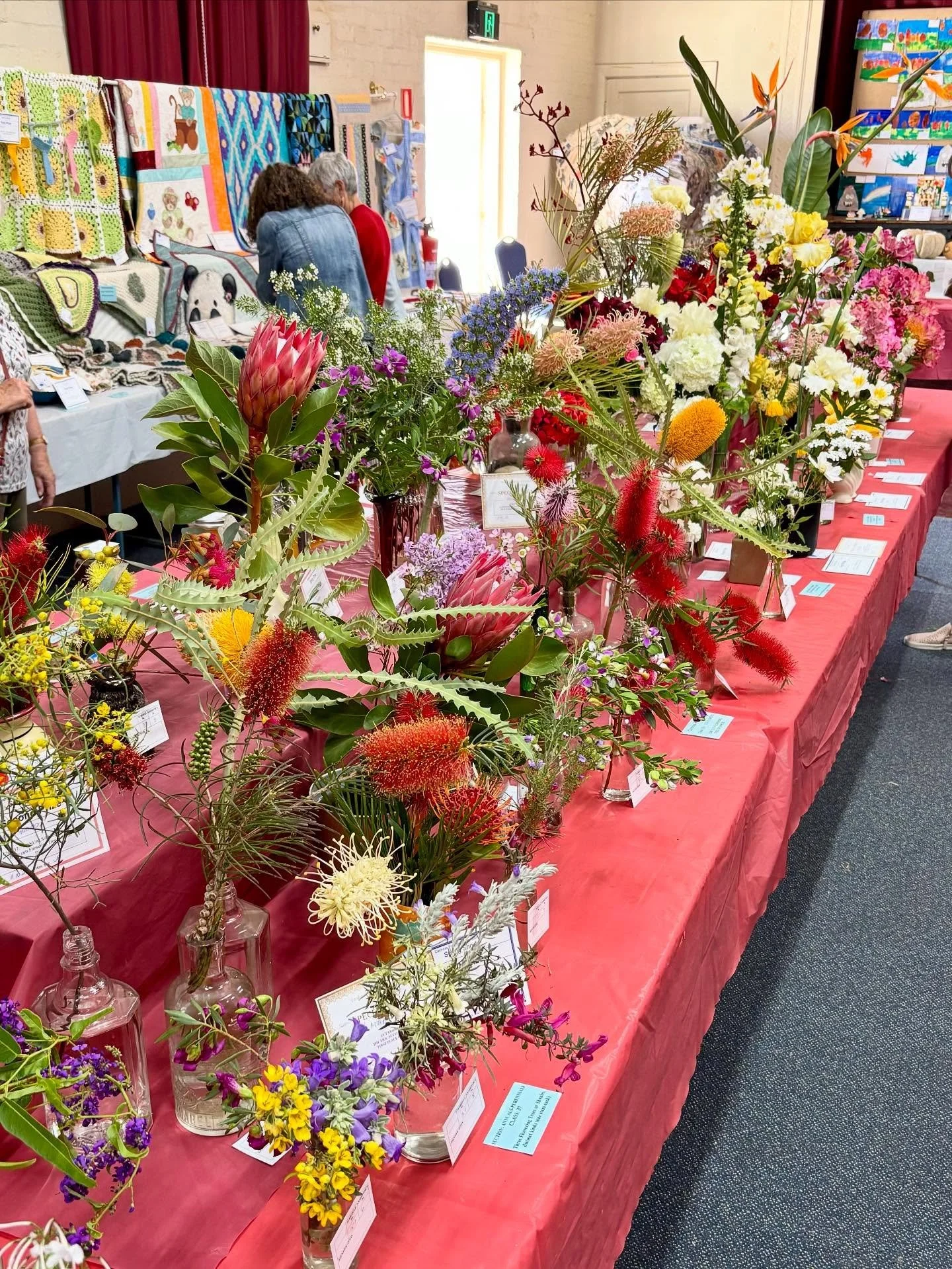 Our cute little local country show is on this weekend. There were some stunning flowers, fruits, vegetables and crafts on display. Very pleased to snag two 2nd places for my spiced orange cordial and biscuits 🙌