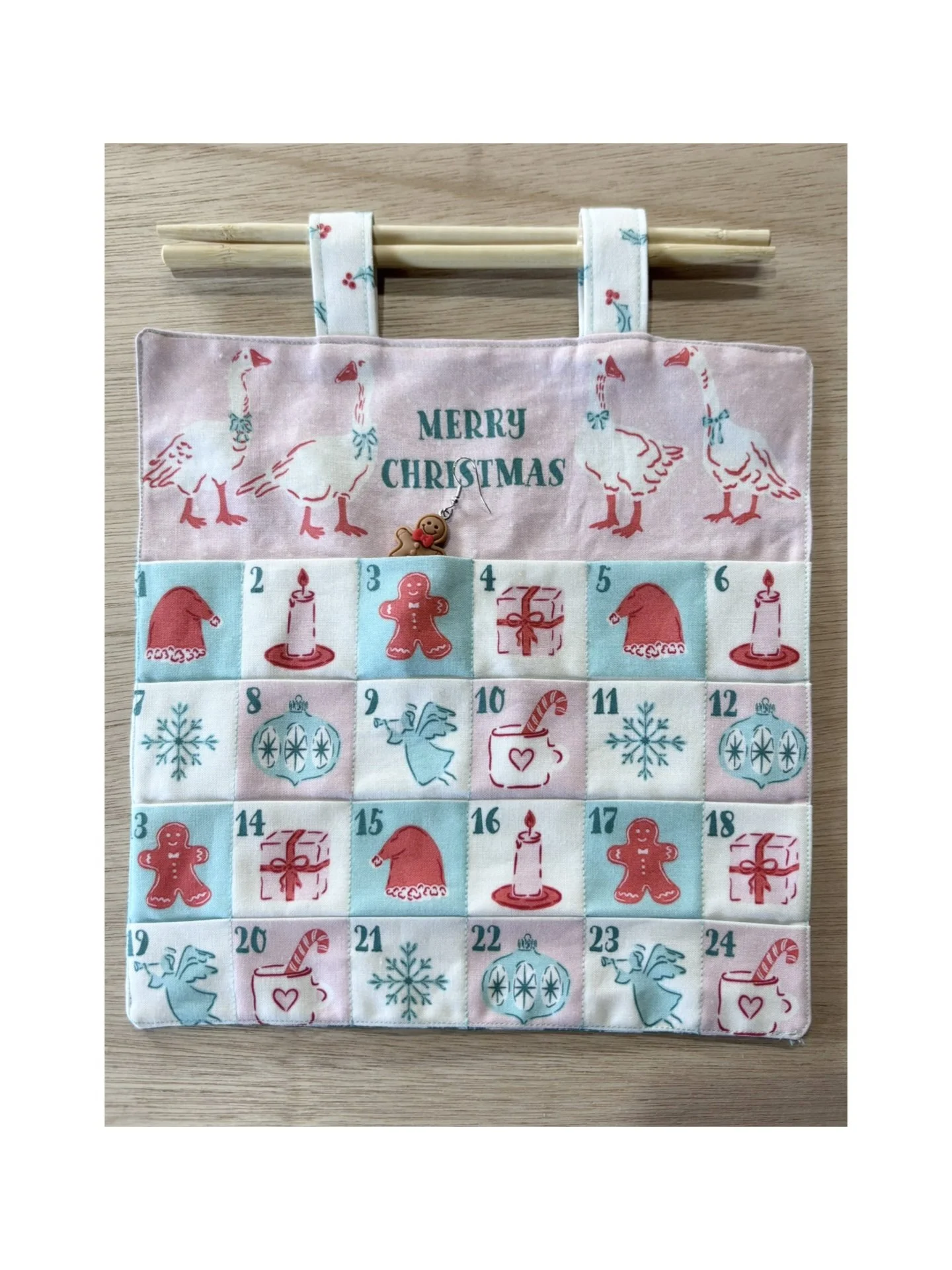 Advent calendar panel sewing instructions