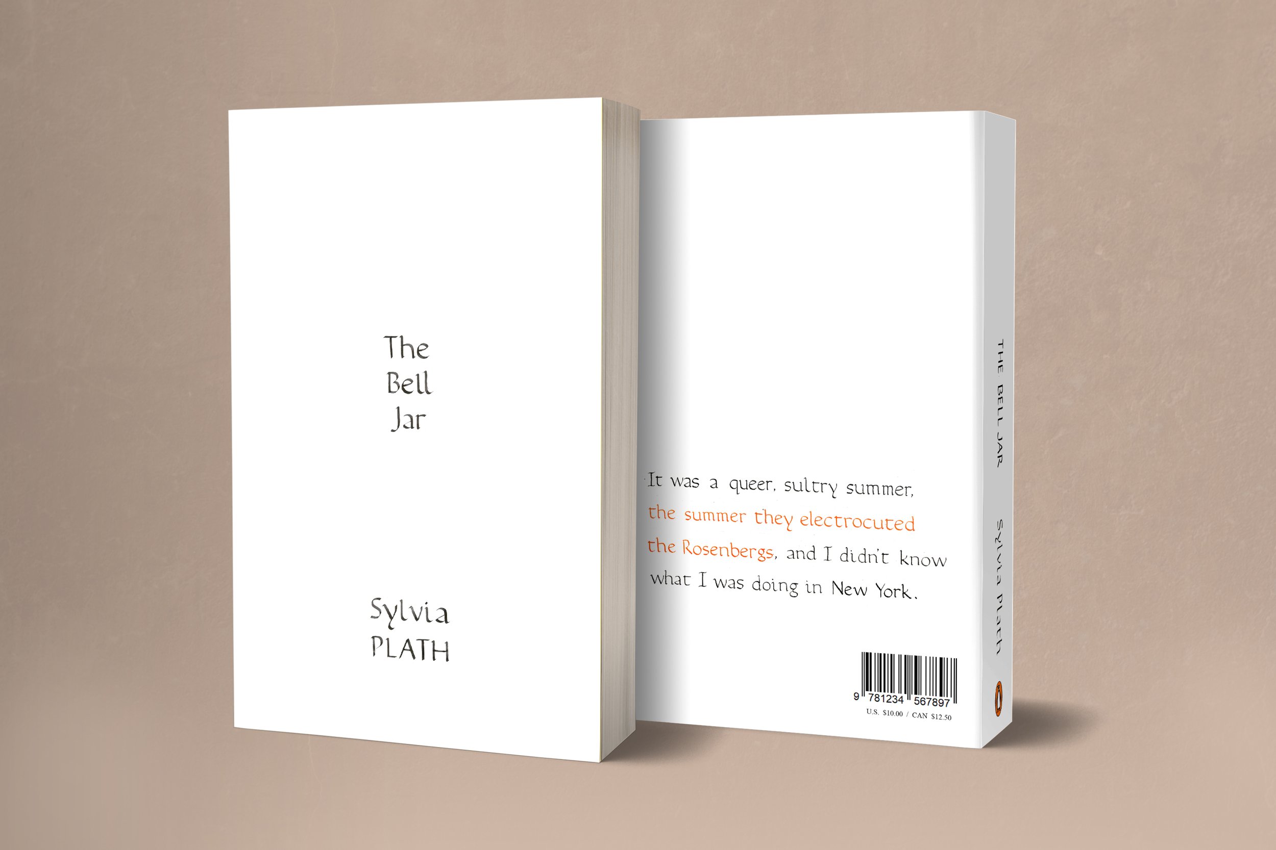 The Bell Jar Book Cover Rendition : r/design_critiques