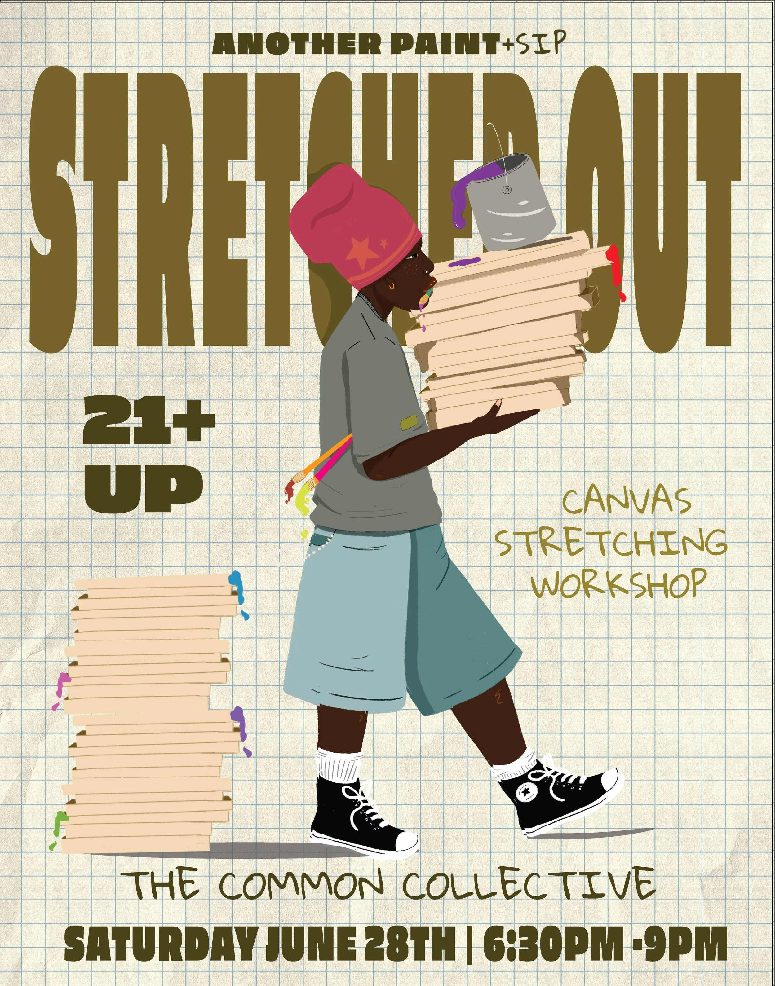 Another Paint + Sip: STRETCHED OUT (Workshop)