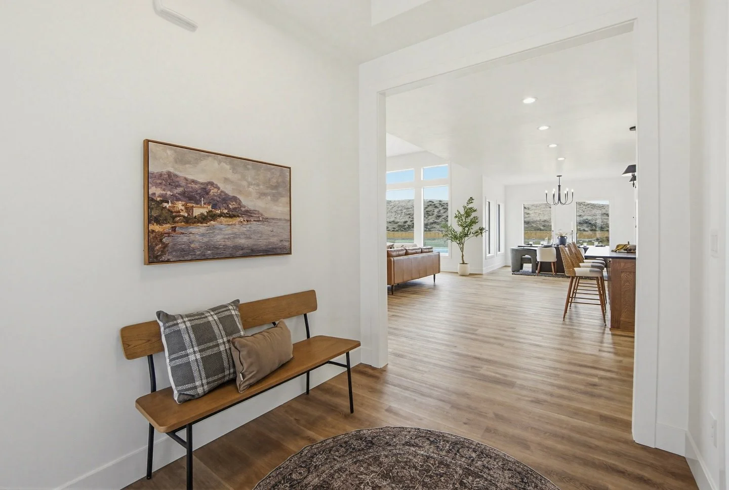 We&rsquo;ve been able to stage so many dreamy homes lately, we can hardly keep up! Who else loves how many windows are in this house? 😍 Listed by @jacobsrealestate_co, built by @hapcoconstruction and staged by your faves @stylehouseidaho 😉