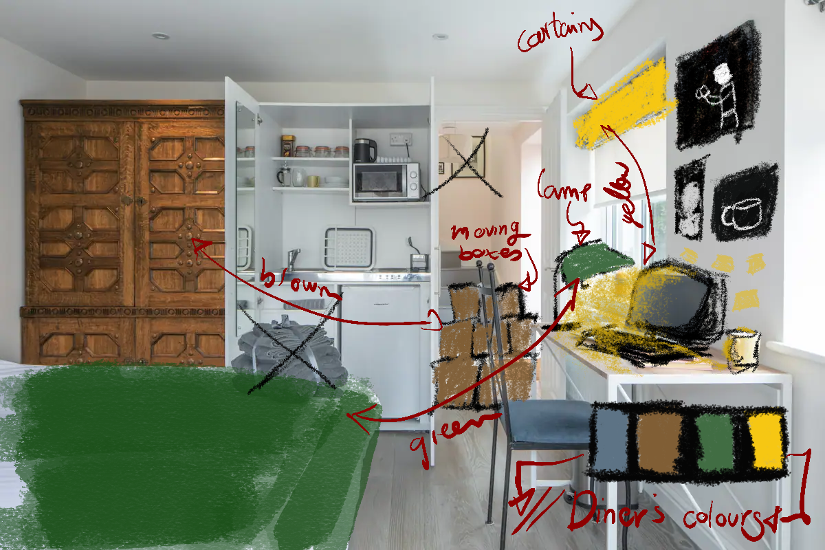 Production Design work for Ugly Mug (2022)