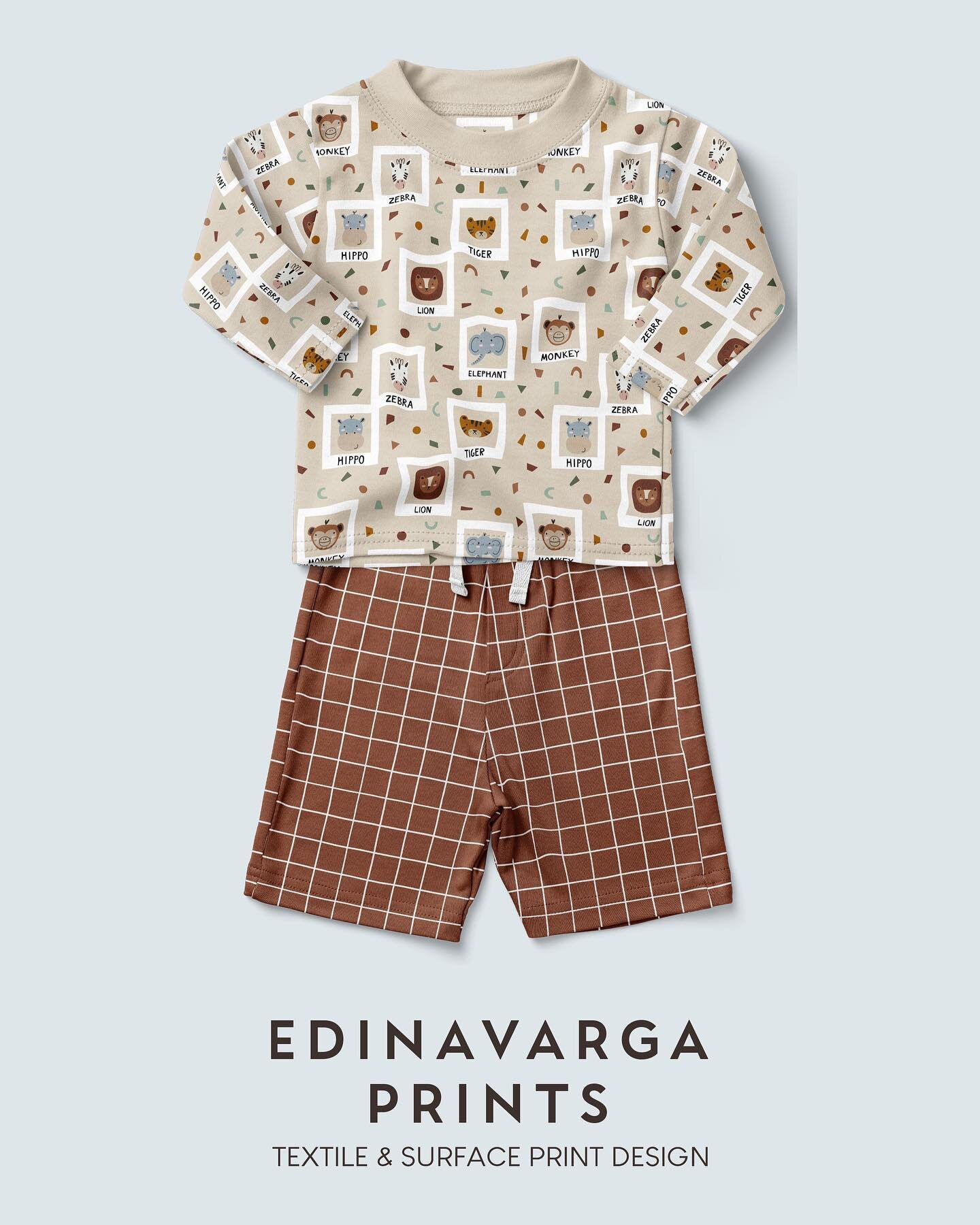 This beautiful print collection is perfect for kidswear! 🐯🐵🦁 It&rsquo;s now available in our online catalog:

www.edinavarga.com

You can find there a lot of ready-to-buy designs. If you can&rsquo;t find the print you need, we also offer custom de