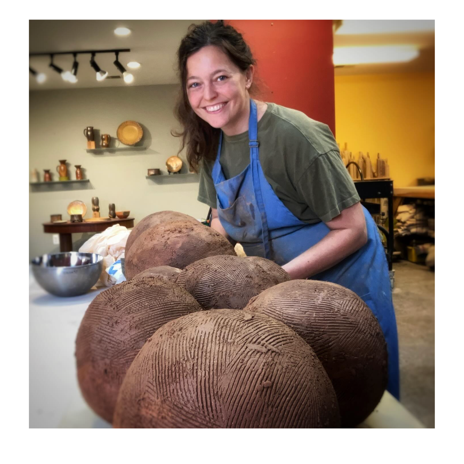 Portrait of Tempest with pots