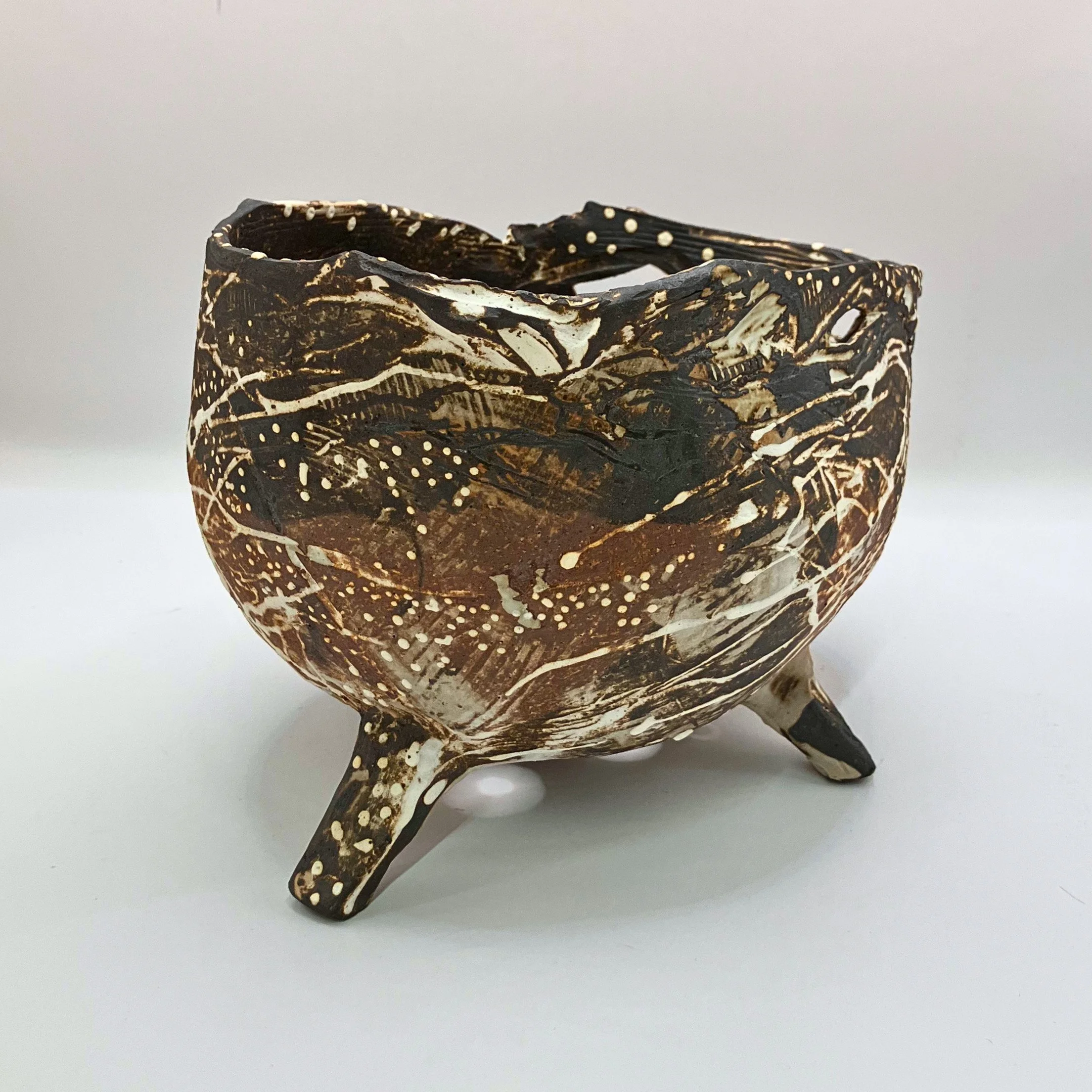 Medium Circle Sculptural Planter, IV