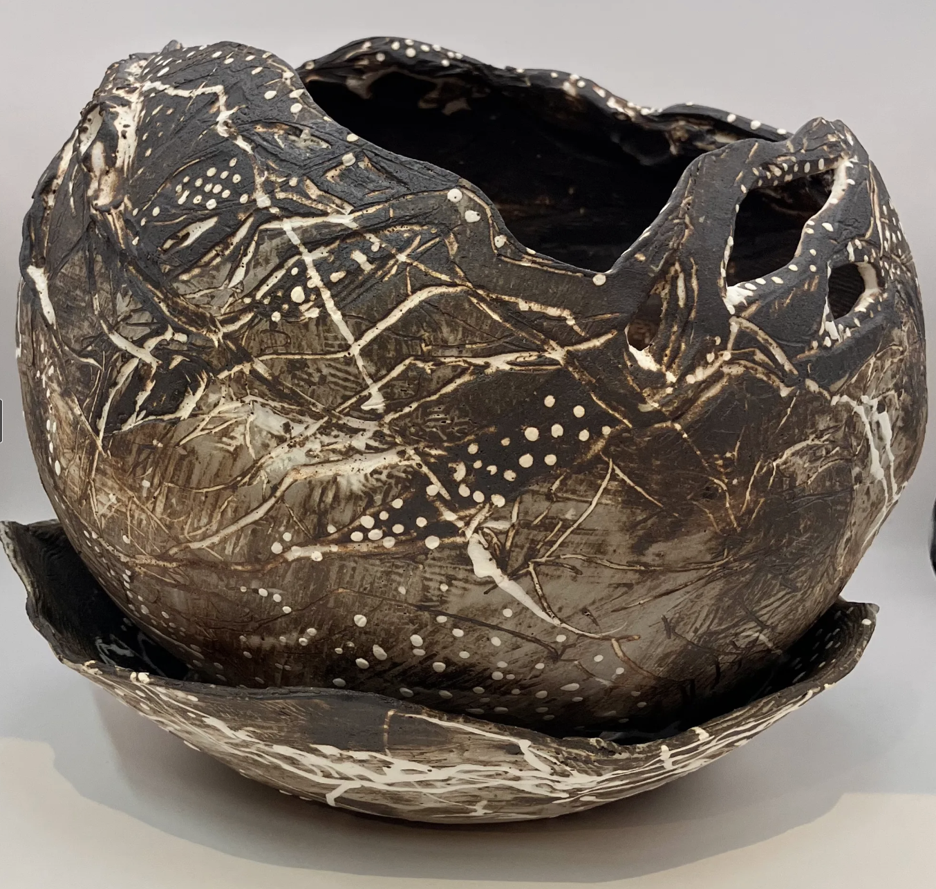 X-Large Winter Branches Orb Planter 2nd Ed. (II)