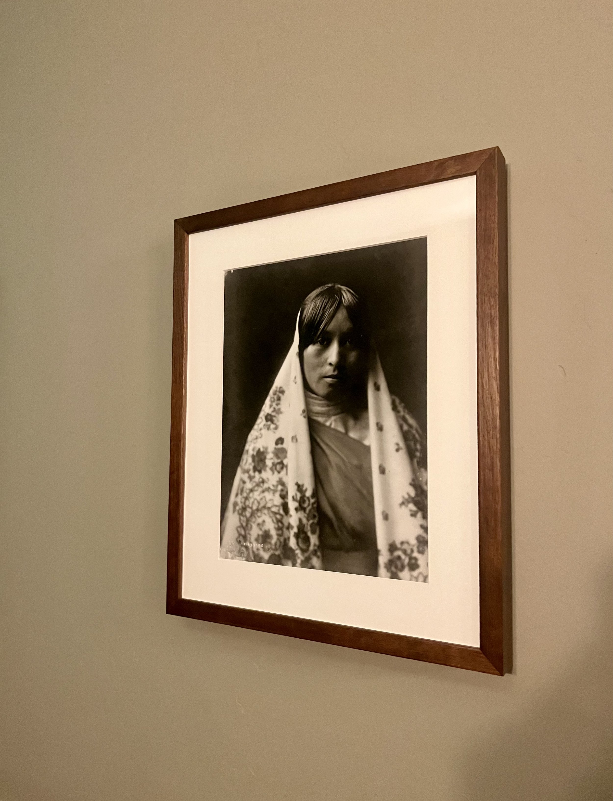 Photograph of Tony Lujan's Puebloan Wife