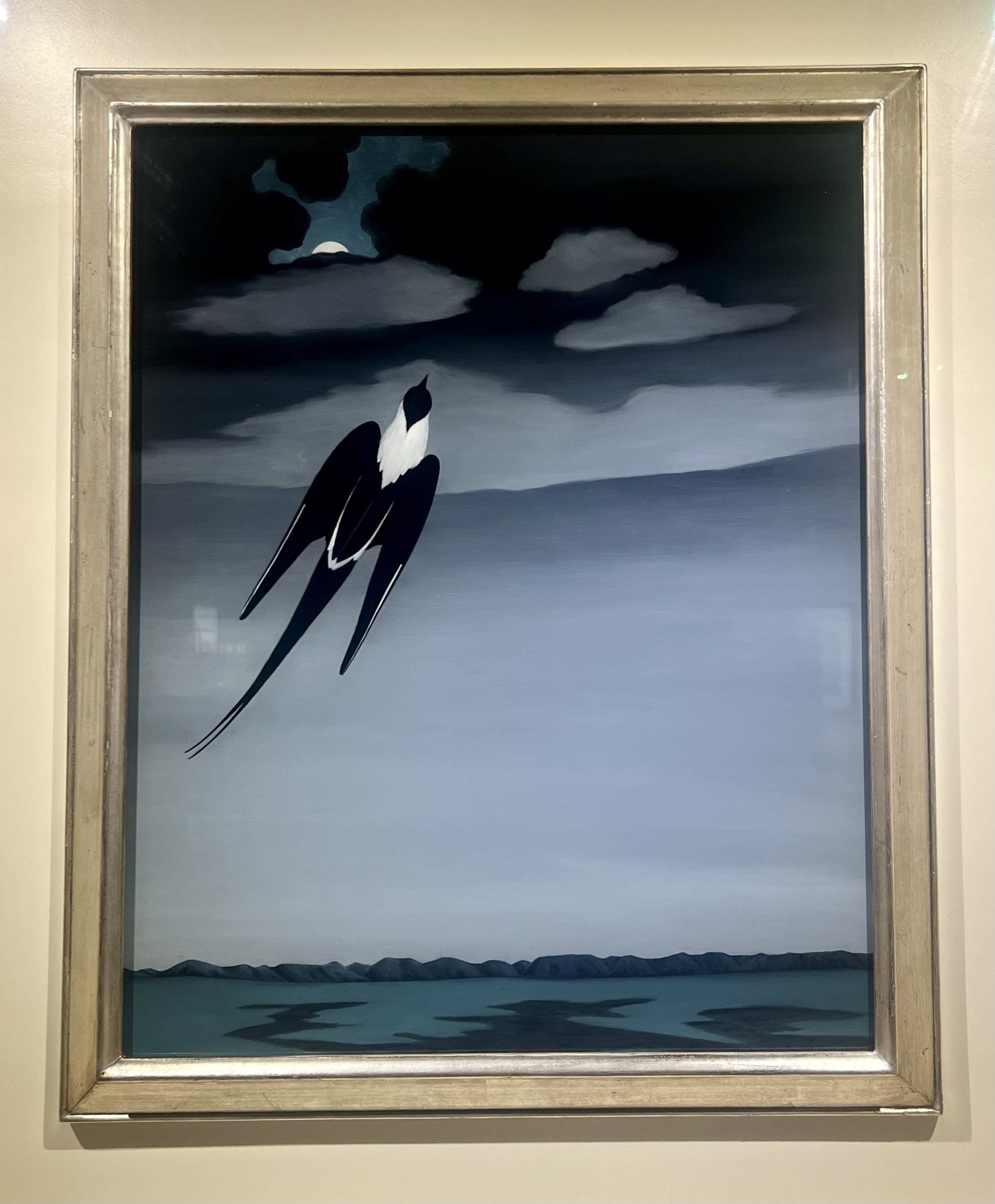 Rebecca Salsbury James (1891-1968), Fire and Air, reverse oil on glass, 19 ½ x 15 ½ in. (49.6 x 39.3 cm.)
