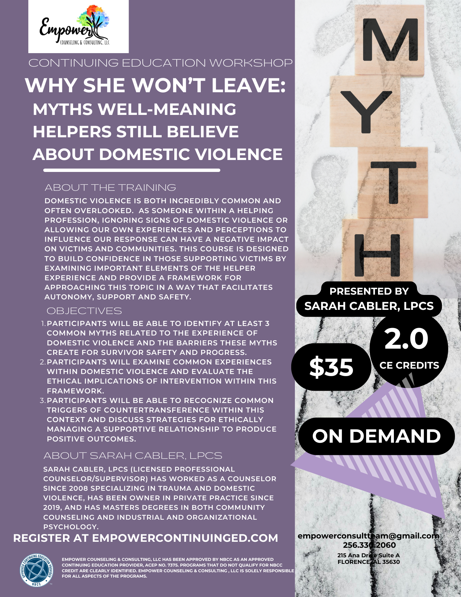 Why She Won't Leave | On Demand Flyer.png
