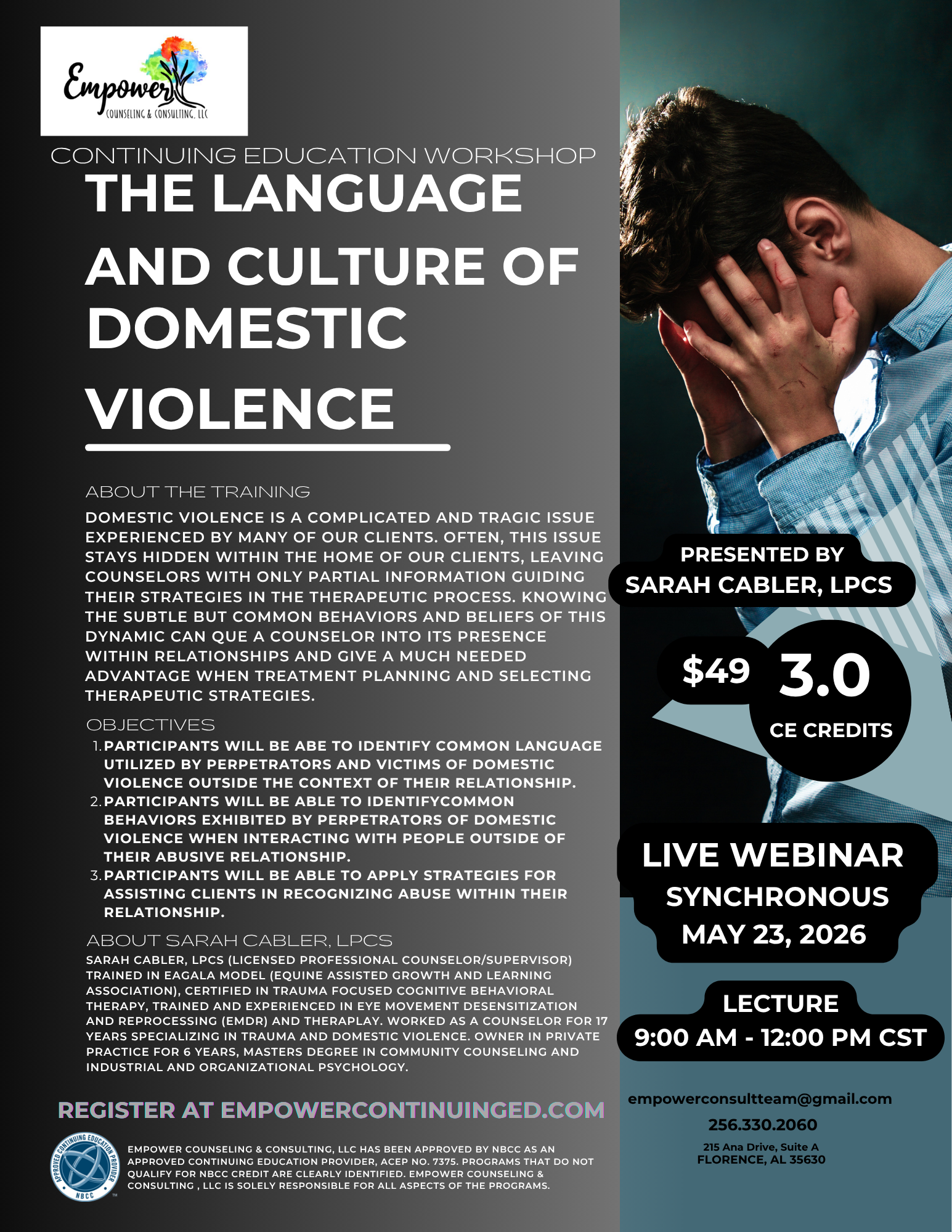 The Language and Culture of Domestic Violence | May 23, 2026