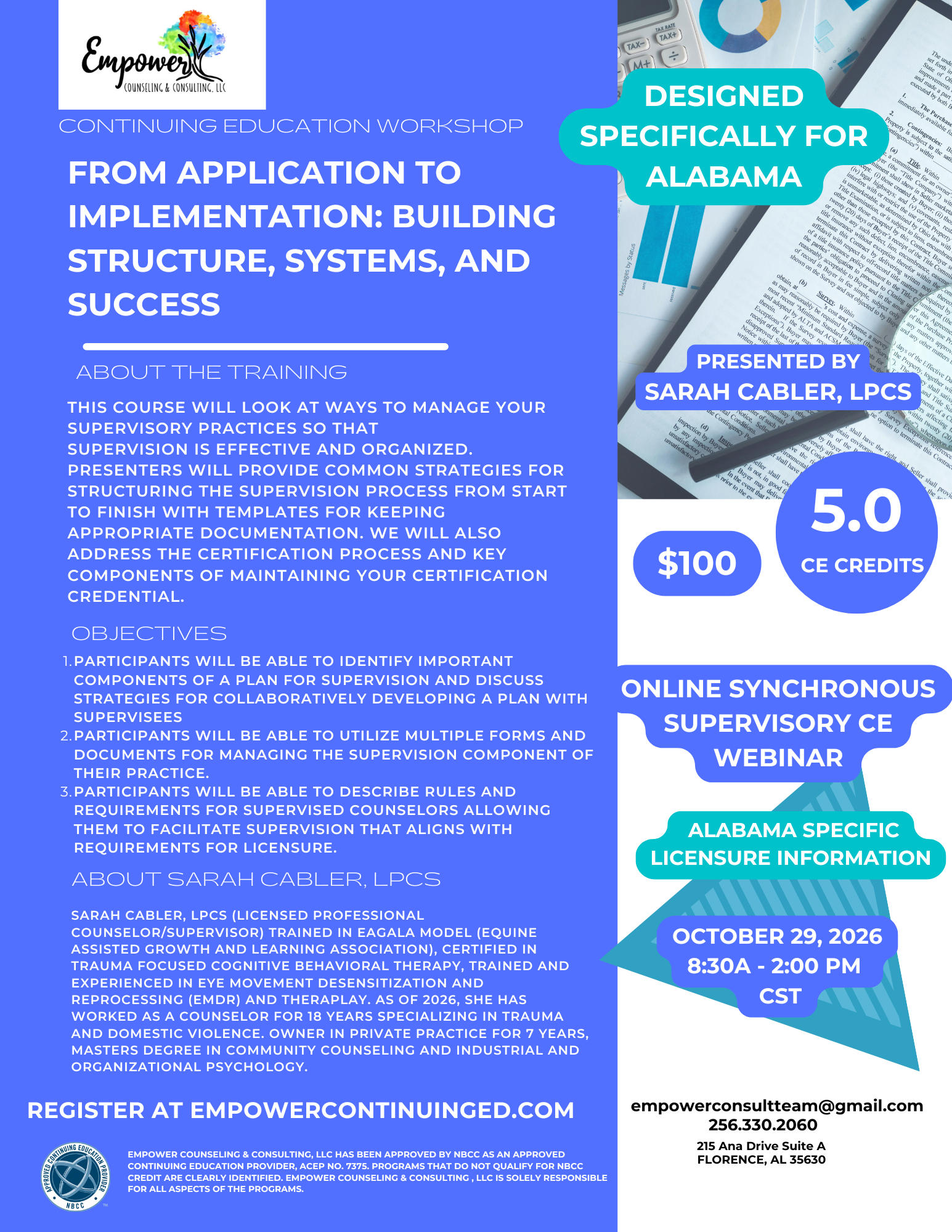 From Application to Implementation: Building Structure, Systems, and Success | October 29, 2026