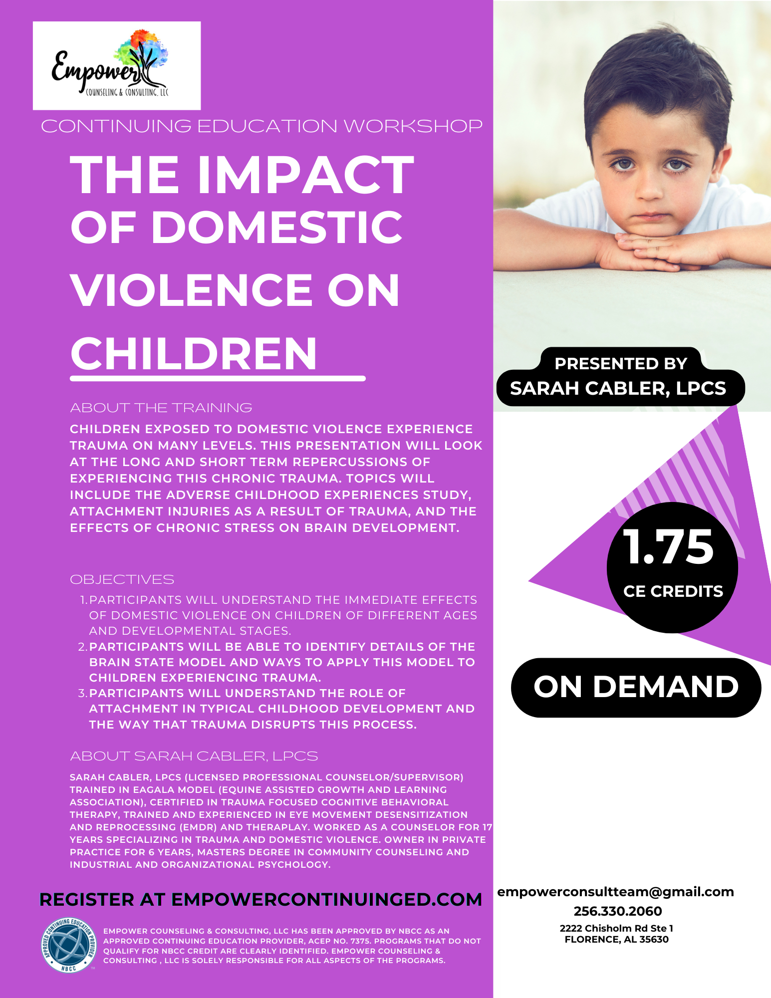 The Impact of Domestic Violence on Children | On Demand Flyer.png