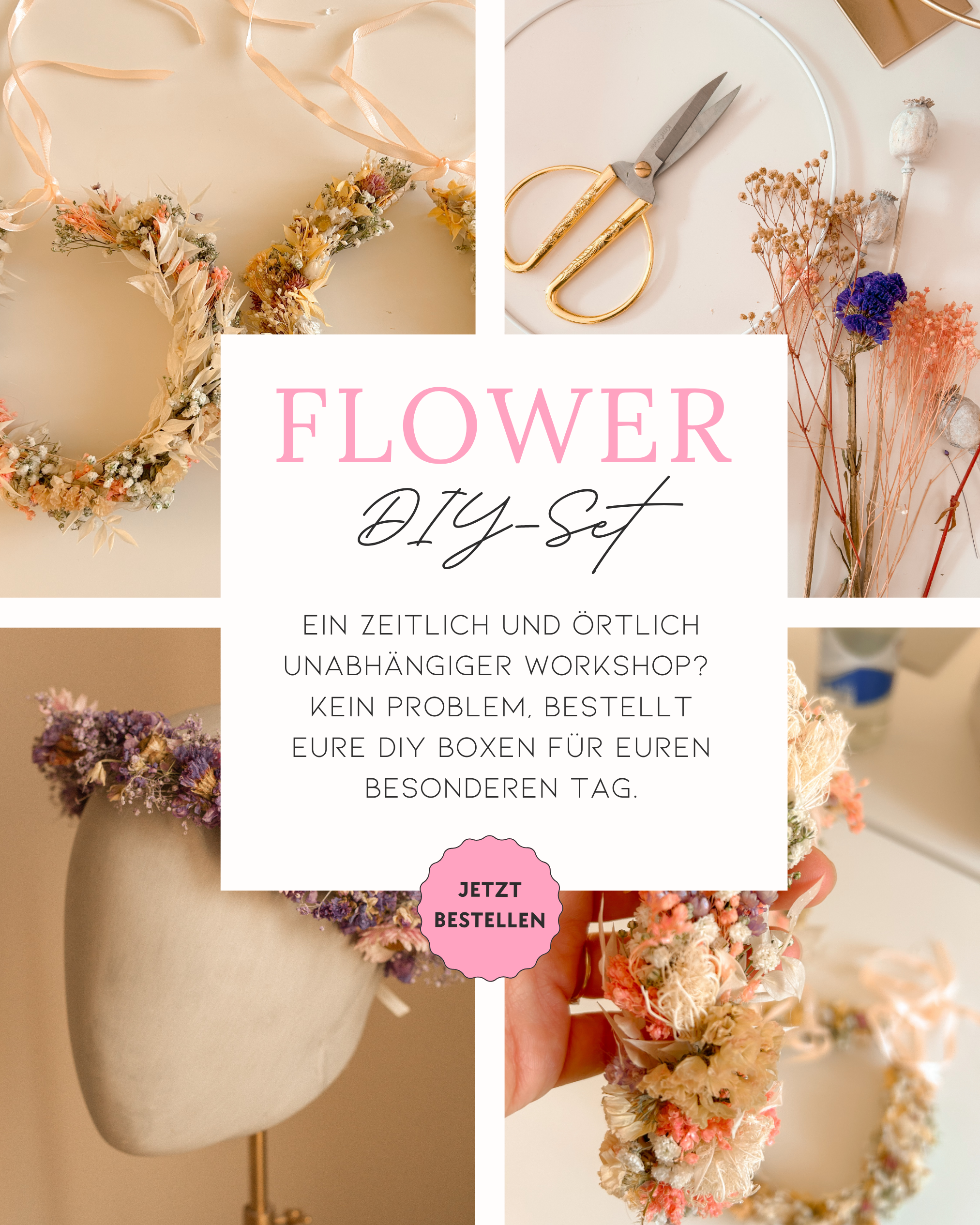 DIY SET FLOWER WORKSHOPS