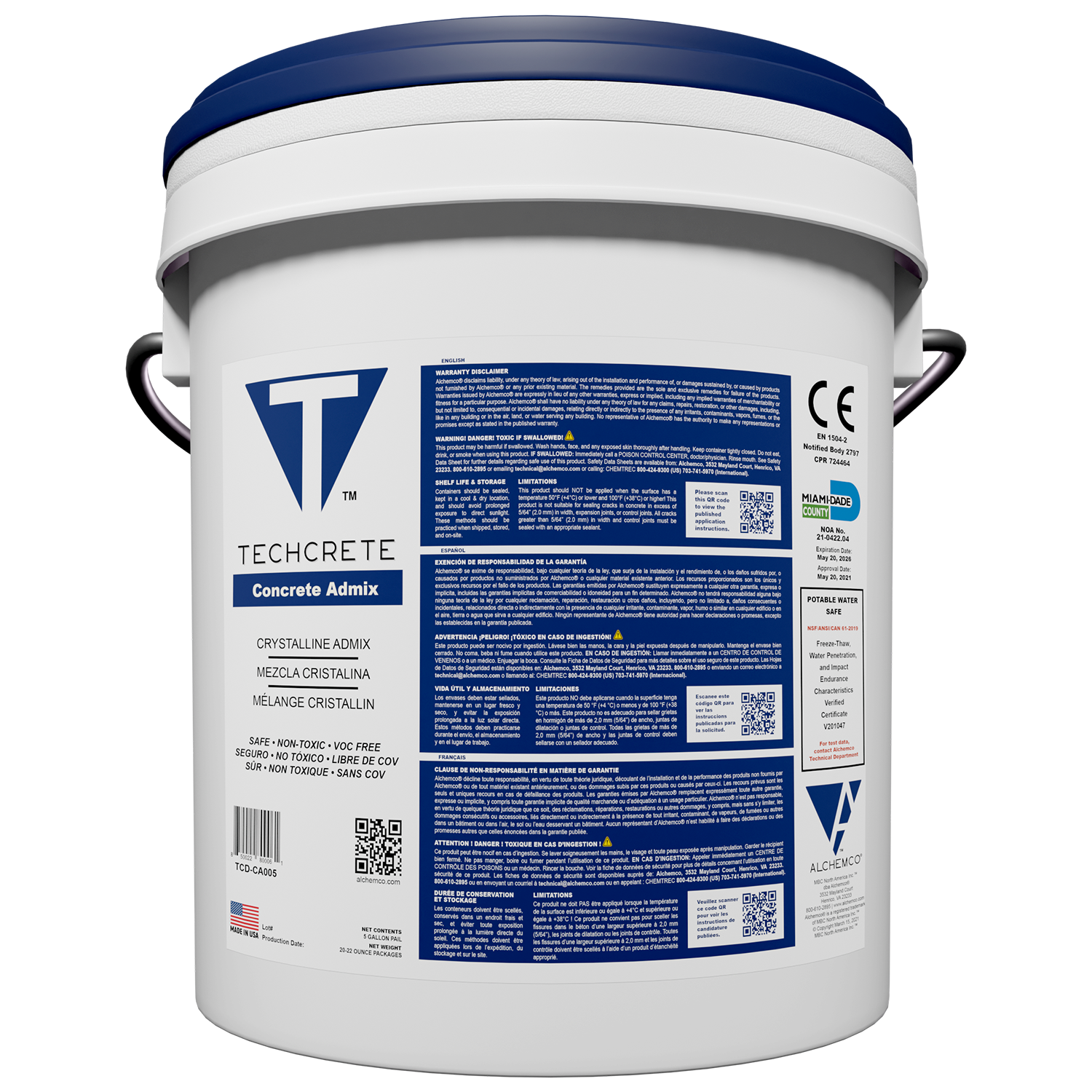 TechCrete Admix Pail