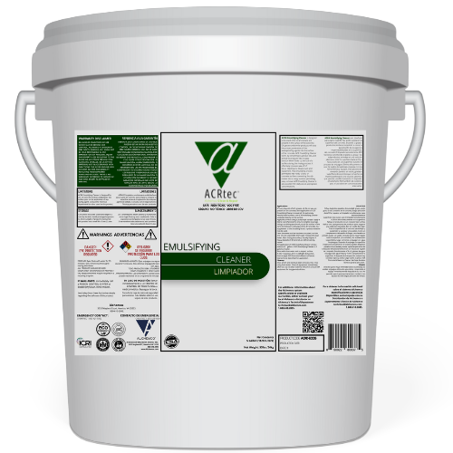 Pail of ACR (Alchemco Clean & Repair) Emulsifying Cleaner