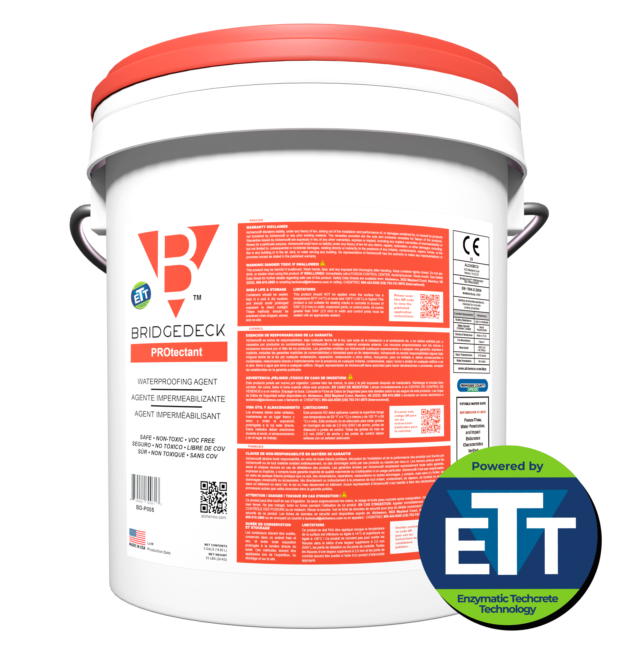 BridgeDECK PROtectant Pail