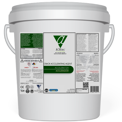 Pail of ACR (Alchemco Clean & Repair) Crack Accelerating Agent