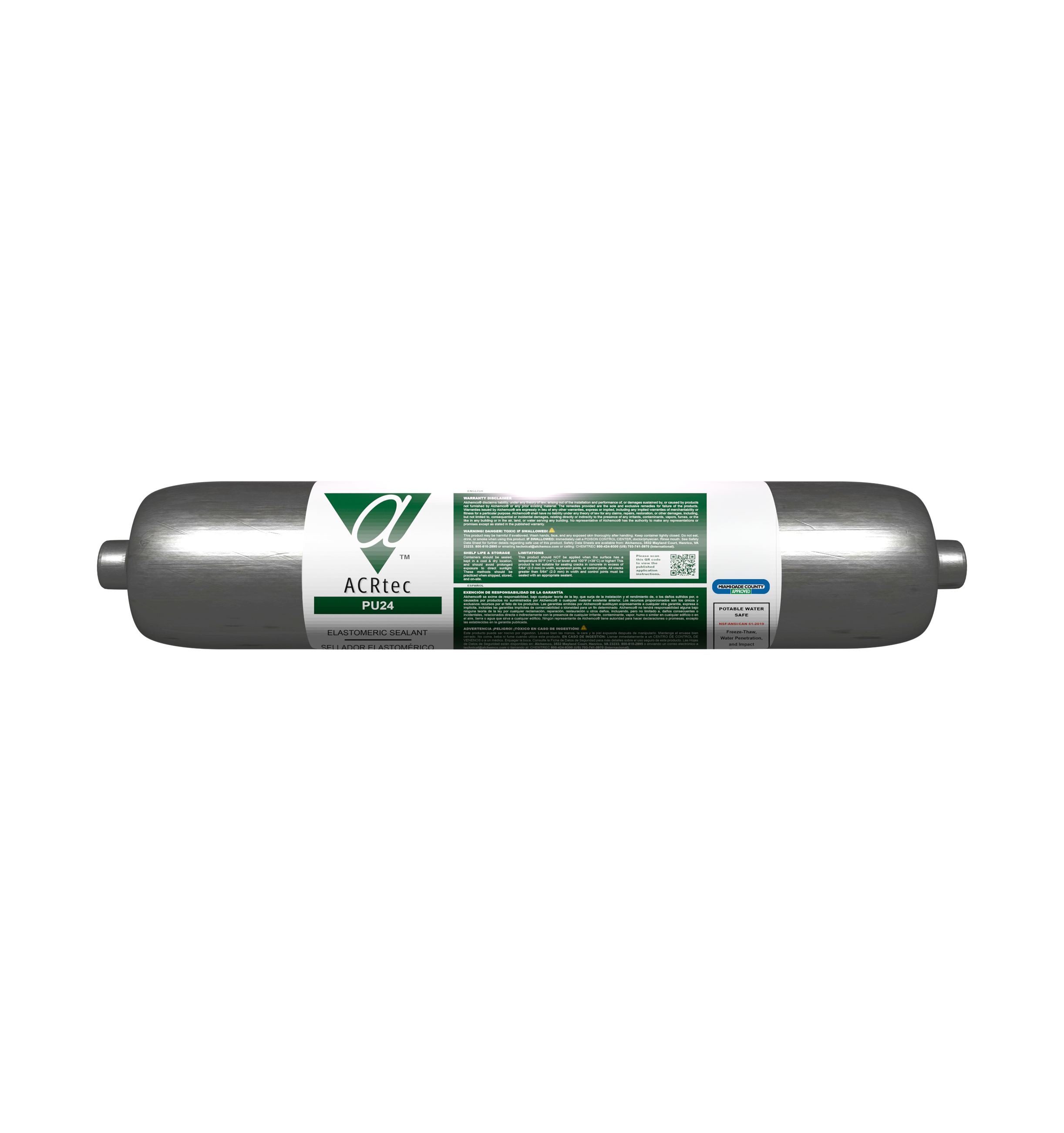 ACR (Alchemco Clean & Repair) PU24 Elastomeric Sealant